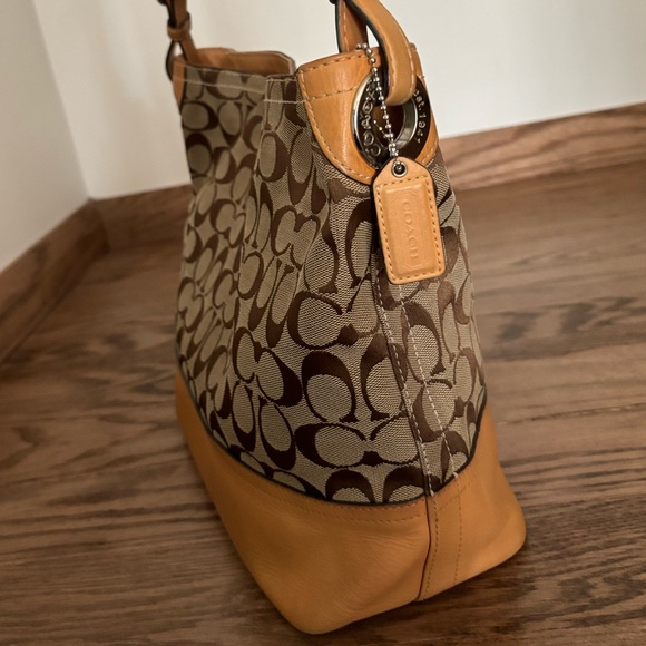 Coach Signature Hobo Shoulder Bag - Picture 6 of 12